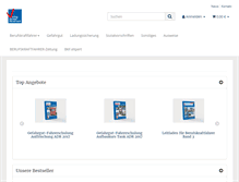 Tablet Screenshot of hendrisch-shop.de